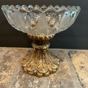 Vintage Hollywood Regency Candy Dish